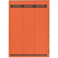 Leitz cardboard labels, red (16870025)