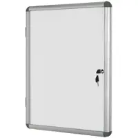 BI-Office Enclore Earth Vitrine Magnetisch 6 x A4 Ja 72 (B) x 67,4 (H) cm Wit