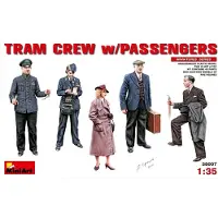MiniArt Modelbouwpakket Militaire voertuigen - 38007 Tram Crew and Passengers Plastic - 1:35 - Modelbouw