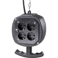 As Schwabe 60971 8-voudig Stopcontactsplitter Zwart