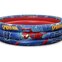 Bestway Spiderman Ø122x30 Cm Round Inflatable Pool Blauw 200 Liters