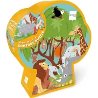 Scratch Contourpuzzel - Safari
