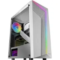 Mars Gaming MC-X7, Tower, PC, Wit, ATX, micro ATX, Mini-ITX, Gaming, 15,8 cm