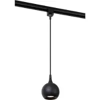 Lucide TRACK FAVORI Hanglamp - 1-fase Railsysteem / Railverlichting - 1xGU10 - Zwart (Uitbreiding)