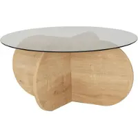 Skye Decor Salontafel Bubble | glas transparant 75x35x75 cm salontafels | NADUVI