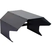 MCW Robotmaaiergarage -L43, overkapping voor grasmaaiers, metaal 40x59x69cm ~ antraciet