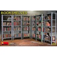 Other Modelbouwpakket Diorama - 35654 Bookshelves - Boekenkasten voor Diorama Plastic - 1:35 - Modelbouw