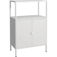 En.casa Archiefkast Hailuoto 110x70x40 cm lichtgrijs []