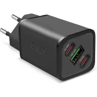 SBS PD Reiselader 100W, 2x USB-C / 1x USB, zwart