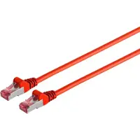Markenlos Patchkabel cat6A S/FTP PIMF Halogenfrei rot 20m