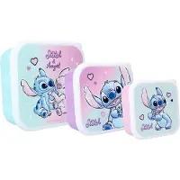 Disney Stitch Let's eat snackbox 3-in-1