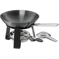 kela Mini Wok Joy Met Rechaud Zwart 18 cm