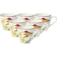 Villeroy & Boch Mokka- / Espressotassen Amazonia Anmut 100 ml Set van 6