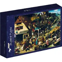 Bluebird Puzzle kunst puzzel Pieter Bruegel Nederlandse Spreekwoorden 3000 stukjes.