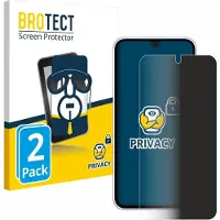 BROTECT - privacy screenprotector voor Samsung Galaxy A54 5G (case-friendly) - Folie Beschermfolie Blauwlichtfilter 2 Stuks