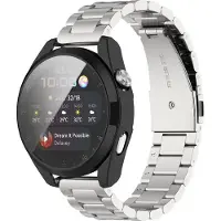 Strap-it TPU case - zwart bescherm hoesje geschikt voor Huawei Watch 3 - zwarte beschermhoes voor Huawei Watch 3