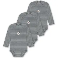 Normani Rompertje/body 'Auckland' beige / grijs / donkergroen / zwart / wit