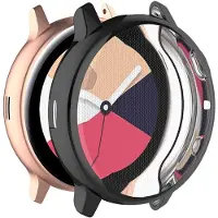 Strap-it TPU Case – Geschikt voor Samsung Galaxy Watch Active 2 40mm – Full Protect – Zwart