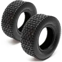 Wiltec 2 stuks bandenmantel, bandenbeschermer, band voor zitmaaier, grastrekker, 13x5.00-6, profielband