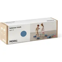 Modu Balancebane - 17 Onderdelen - Deep Blue/Sky Blue - - OneSize - Motoriek speelgoed