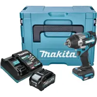 Makita TW 007 GM101 Accu-slagmoersleutel 40 V max. 760 Nm 1/2'' borstelloos + 1x oplaadbare accu 4.0 Ah + lader + Makpac