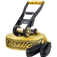 Gibbon Slacklines - Classicline - Slackline 15 m - 5 cm, geel