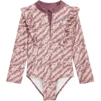 Playshoes Badpak lavendel / cyclaam / rood / wit