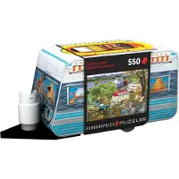 Eurographics Camping Trailer Tin Puzzel (550 stukjes)