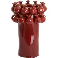 Light & Living Vaas deco Ø20x29,5 cm POMEGRANATE keramiek bordeaux