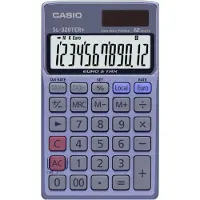 Casio zakrekenmachine SL-320TER+ 12-cijferig display blauw