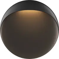 Louis Poulsen Flindt Buiten Wandlamp Ø 400 mm | Black texture | 2700 K
