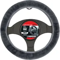 Carpoint Stuurhoes schapenvacht antraciet