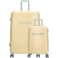 Charm London Capetown Trolley Set soft yellow hardcase koffer