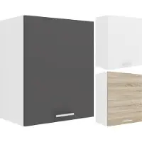 VCM Esilo keuken bovenkastje 50 cm 1 deurwit, grijs.