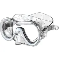 Seac Sub Giglio Diving Mask Transparant,Wit Kinderen