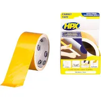 Hpx Dubbelzijdige tapijttape - wit 50mm x 5m