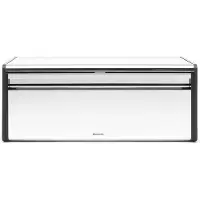 Brabantia Broodtrommel - met klepdeksel - Brilliant Steel