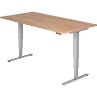 Hjh OFFICE PRO XDSM 2E S - 200 x 100 Walnoot Tafelhoogte I Elektrisch in hoogte verstelbaar
