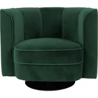 Dutchbone Loungestoel Flower Green