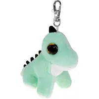 LUMO Stars Sleutelhanger pluche Dino Baby 8,5cm knuffel multi kleuren.
