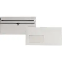 Viking enveloppen met venster DL 220 (B) x 110 (H) mm zelfklevend wit 75 g/m² 1000 stuks