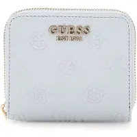 GUESS Portemonnee Cresidia SLG Zip Around Wallet Powder Blue Lichtblauw