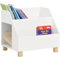 SoBuy KMB54-W Kinderboekenplank - Witte Opbergplank voor Speelgoed & Boeken