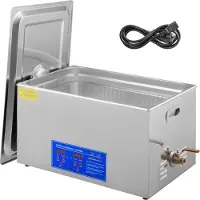 Vevor Ultrasoonreiniger 22L Ultrasoonreiniger Ultrasoonreiniger Ultrasoon reinigingsapparaat roestvrij staal met digitaal display voor sieraden