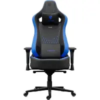 Hicon - Ergonomische Bureaustoel - Legend Serie Armonia - Kunstleren - Directiestoel met 4D Armleuningen & Verstelbare Lendensteun - Blauw