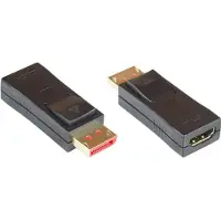 Alcasa DisplayPort naar HDMI adapter - DP 1.4 / HDMI 2.0 (4K 60Hz + HDR) / zwart