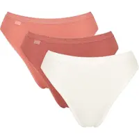 Sloggi Slip abrikoos / zalm roze / wit