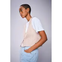 Mos Mosh Gilet met koordsluiting, model 'ELVA INAH'