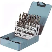 Dexem - Podofo 51 Stuks 1-6Mm M35 Kobalt Boor - Bit Set Hss-Co Jobber - Lengte Twist Boor Bits Met Koffer Hoge Snelheid Stalen Boor Bit Houtwerk