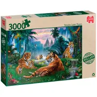Jumbo Premium Collection - Temple Lake Tigers - Legpuzzel - 3000 stukjes